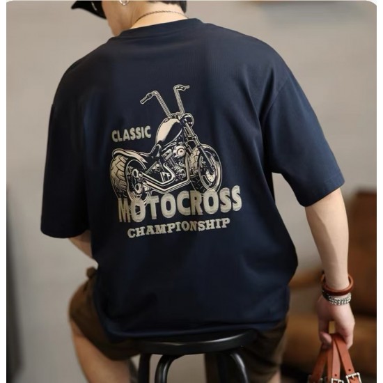 Stylish and versatile motorcycle T-shirt HF2020-04-02 Stylish and versatile motorcycle T-shirt HF2020-04-02