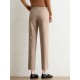 Contrast Pocket Step Hem Tailored Pants For Women Contrast Pocket Step Hem Tailored Pants For Women